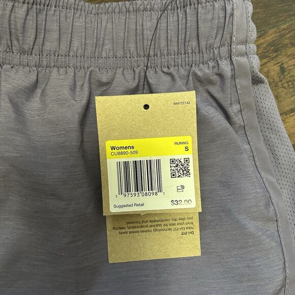 NWT Nike Womens Size Small Dri-FIT Tempo Brief-Lined Running Shorts Purple - Picture 3 of 7